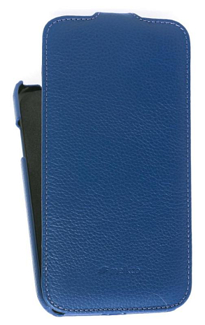 Кожаный чехол для Samsung Galaxy Mega 5.8 (i9150) Melkco Premium Leather Case - Jacka Type (Синий LC)