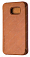 Кожаный чехол для Samsung Galaxy S6 Edge G925F Nillkin-Book Type Qin Leather Case (Коричневый)