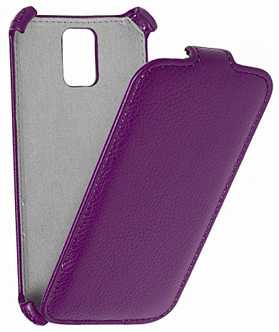 Кожаный чехол для Samsung Galaxy S5 Armor Case (Фиолетовый)