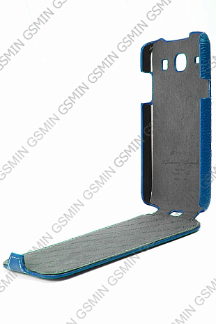    Samsung Galaxy Core (i8260) Melkco Premium Leather Case - Jacka Type (Dark Blue LC)