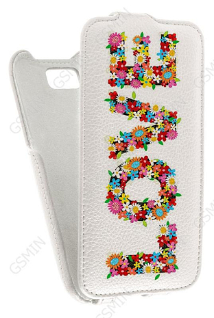 Кожаный чехол для Samsung Galaxy Note 2 (N7100) Armor Case (Белый) (Дизайн 14/14)