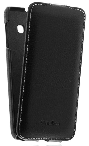 Кожаный чехол для Samsung Galaxy A3 Melkco Premium Leather Case - Jacka Type (Черный LC)