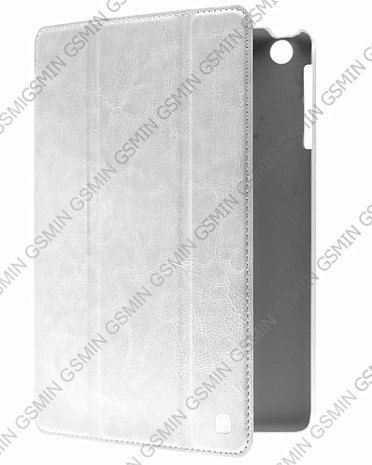 Кожаный чехол для iPad mini / iPad mini 2 Retina / iPad mini 3 Retina Hoco Crystal Leather Case (Белый)