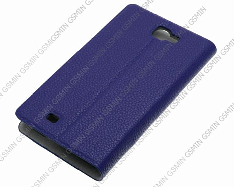 Чехол для Samsung Galaxy Note 2 (N7100) Flip Cover (Синий)