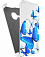 Кожаный чехол для Alcatel One Touch M'Pop / 5020D Armor Case (Белый) (Дизайн 11/11)