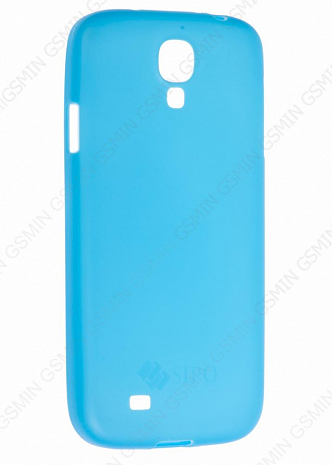 Чехол силиконовый для Samsung Galaxy S4 (i9500) Sipo TPU 0.5 mm (Голубой)