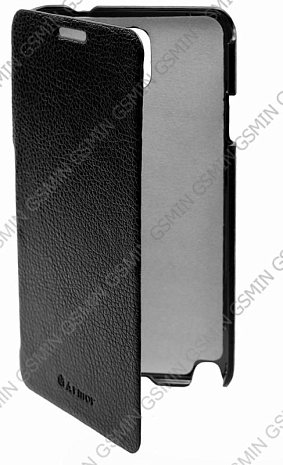 Кожаный чехол для Samsung Galaxy Note 3 (N9005) Armor Case - Book Type (Черный)