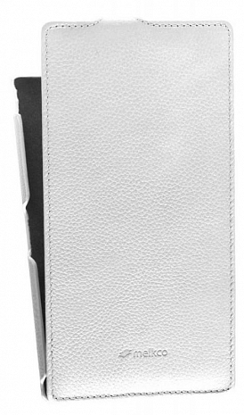    Sony Xperia Z Ultra Melkco Premium Leather Case - Jacka Type (White LC)
