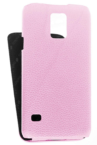    Samsung Galaxy S5 Melkco Premium Leather Case - Jacka Type (Pink LC)
