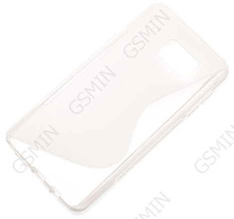 Чехол силиконовый для Samsung Galaxy Note 5 S-Line TPU (Прозрачно-Матовый)