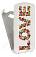 Кожаный чехол для Alcatel One Touch Pop C7 7040 Armor Case (Белый) (Дизайн 14/14)