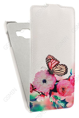 Кожаный чехол для Samsung Galaxy A7 (2016) Art Case (Белый) (Дизайн 7/7)