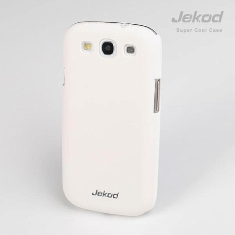 Чехол-накладка для Samsung Galaxy S3 (i9300) Jekod (Белый)