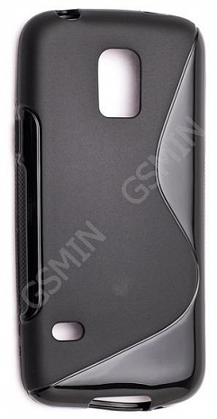 Чехол силиконовый для Samsung Galaxy S5 mini S-Line TPU (Черный)