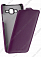 Кожаный чехол для Samsung Galaxy Grand Prime G530H Armor Case "Full" (Фиолетовый)