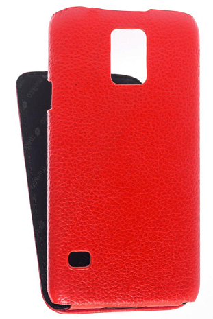    Samsung Galaxy S5 Melkco Premium Leather Case - Jacka Type (Red LC)