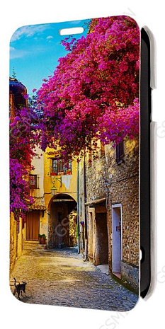 Кожаный чехол для Samsung Galaxy S5 Armor Case - Book Type (Белый) (Дизайн 83)