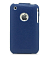    Apple iPhone 3G/3Gs Melkco Leather Case - Jacka Type (Dark Blue LC)