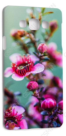 Чехол-накладка для Samsung Galaxy A7 (Белый) (Дизайн 166)