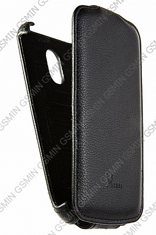 Кожаный чехол для Samsung Galaxy Nexus (i9250) Lux Case (Черный)