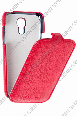 Кожаный чехол для Samsung Galaxy S4 Mini (i9190) Armor Case "Full" (Красный)