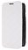 Кожаный чехол для Samsung Galaxy S4 (i9500) Armor Case - Book Type (Белый)