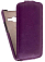Кожаный чехол для Samsung Galaxy Ace 4 Lite (G313h) Art Case (Фиолетовый)