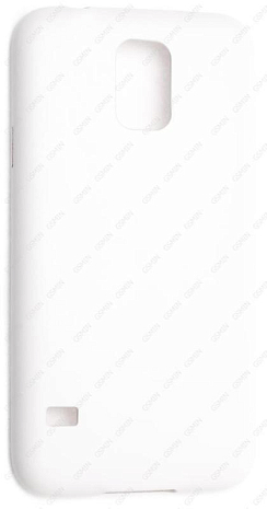 Кожаный чехол-накладка для Samsung Galaxy S5 Aksberry Slim Soft (Белый)