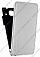 Кожаный чехол для Alcatel OT idol mini 6012X/6012D/dual sim Aksberry Protective Flip Case (Белый)