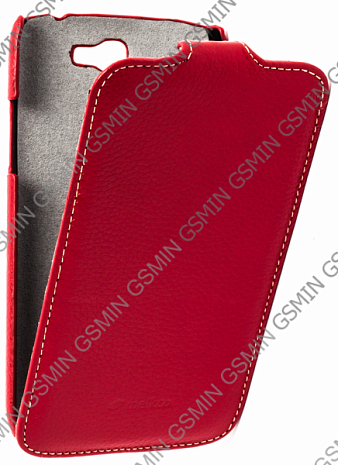 Кожаный чехол для Samsung Galaxy Note 2 (N7100) Melkco Premium Leather Case - Jacka Type (Red LC)