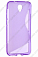 Чехол силиконовый для Alcatel One Touch Idol 2 6037 S-Line TPU (Фиолетовый)
