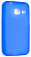 Чехол силиконовый для Samsung Galaxy J1 mini (2016) TPU матовый (Синий)