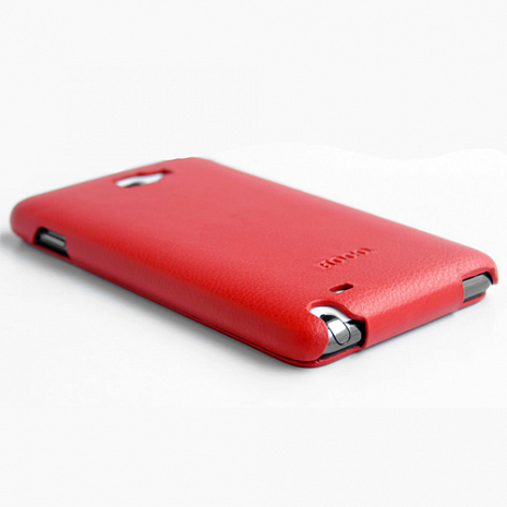 Кожаный чехол для Samsung Galaxy Note (N7000) Hoco Classic Leather Case (Красный)