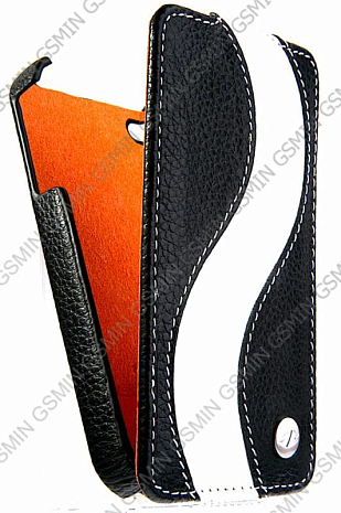    Apple iPhone 4/4S Melkco Leather Case - Jacka Type Special Edition (Black/White LC)