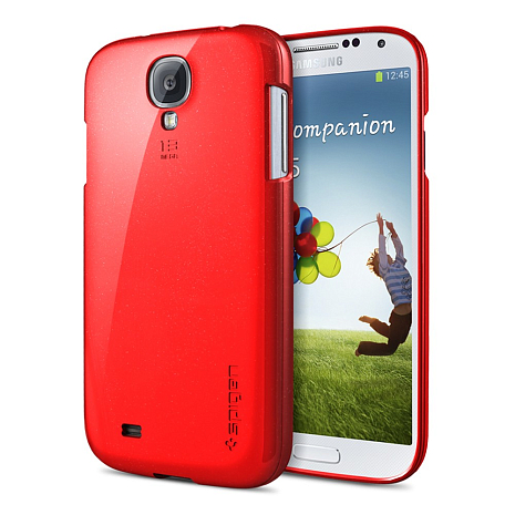 Чехол-накладка для Samsung Galaxy S4 (i9500) SGP Ultra Capsule (Crimson Red)