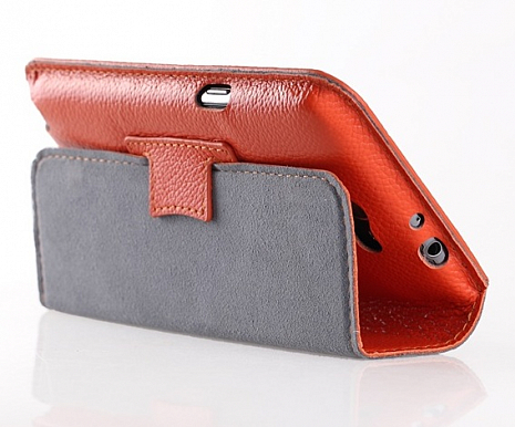 Кожаный чехол для Samsung Galaxy Note 2 (N7100) Yoobao Executive Leather Case (Оранжевый)
