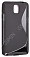 Чехол силиконовый для Samsung Galaxy Note 3 (N9005) S-Line TPU (Черный)