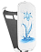 Кожаный чехол для Alcatel One Touch Pop C1 4015D Armor Case (Белый) (Дизайн 8/8)