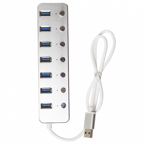 USB Hub Aluminum  7  (USB 3.0)   ()