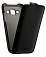 Кожаный чехол для Samsung Galaxy J1 (J100H) Armor Case "Full" (Черный)