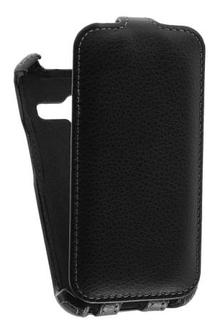 Кожаный чехол для Samsung Galaxy J1 mini (2016) Armor Case (Черный)