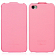 Кожаный чехол для Apple iPhone 4/4S Hoco Leather Case (Розовый)