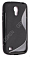 Чехол силиконовый для Samsung Galaxy S4 Mini (i9190) S-Line TPU (Черный)