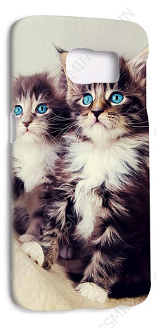 Чехол-накладка для Samsung Galaxy S6 Edge G925F (Белый) (Дизайн 164)