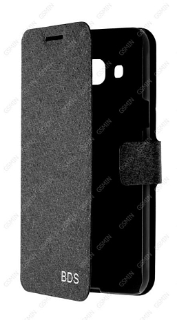 Чехол-книжка с магнитной застежкой для Samsung Galaxy J1 (2016) (Черный)