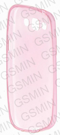 Чехол силиконовый для Samsung Galaxy Win Duos (i8552) TPU 0.5 mm (Transparent Pink)