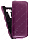 Кожаный чехол для Asus Zenfone 2 Laser ZE500KL Aksberry Protective Flip Case (Фиолетовый)