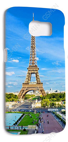 Чехол-накладка для Samsung Galaxy S6 Edge G925F (Белый) (Дизайн 155)