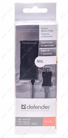 Мультимедийный HDMI кабель Defender MHL (Черный)