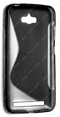 Чехол силиконовый для ASUS ZenFone Max ZC550KL S-Line TPU (Черный)